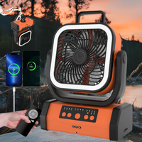 30000mAh Rechargeable Fan with Music, Light & Power – Bluetooth Speaker, LED Lantern & Remote Control, USB-C Charging, for ...