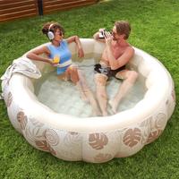 SLOOSH Inflatable Swimming Pool,5.5ft x 20 Inch Full-Sized Blow Up Durable Thickened Luxury Above Ground Family Pool with Com...