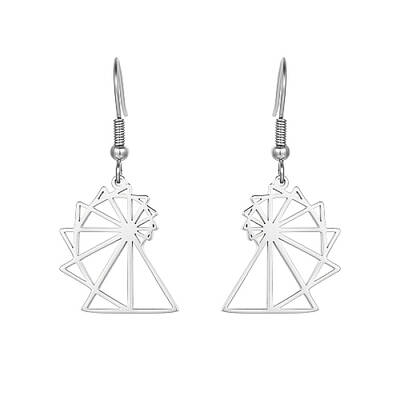 Non-Tarnish 304 Stainless Steel Dangle Earring
