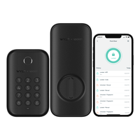 Wyze Lock Bolt — Fingerprint Keyless Security Lock, Smart Bluetooth Deadbolt Replacement, IPX5 Weatherproof, Auto-Lock, Sma...