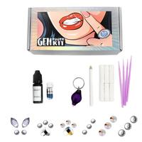 Glitzgrinz Tooth Gem Kit with Gems Teeth Gem Kit with Resin Included Butterfly Gems