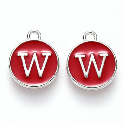 Platinum Plated Alloy Enamel Charms