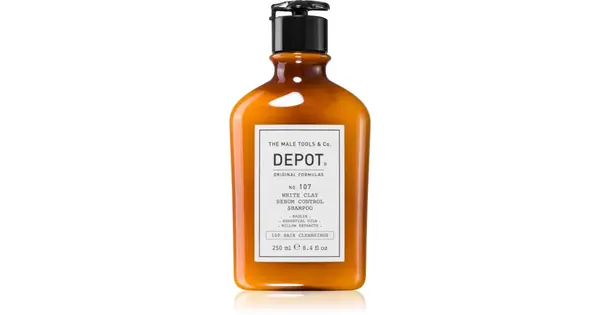 Depot number 107 White clay sebum control shampoo 250 ml