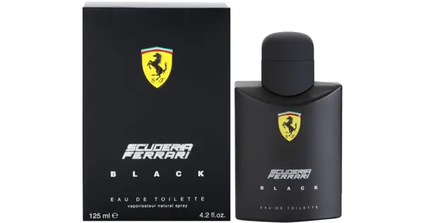 Ferrari Scuderia Black Cologne for Men - Eau de Toilette Spray 4.2 oz