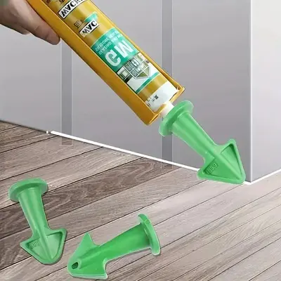 Caulking Nozzle, Portable & Easy to Use Tiling Accessories, Caulk Tools for Floor Tile & Grout & Sealing, Summer Essentials
