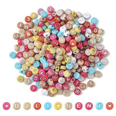 Opaque Acrylic Beads