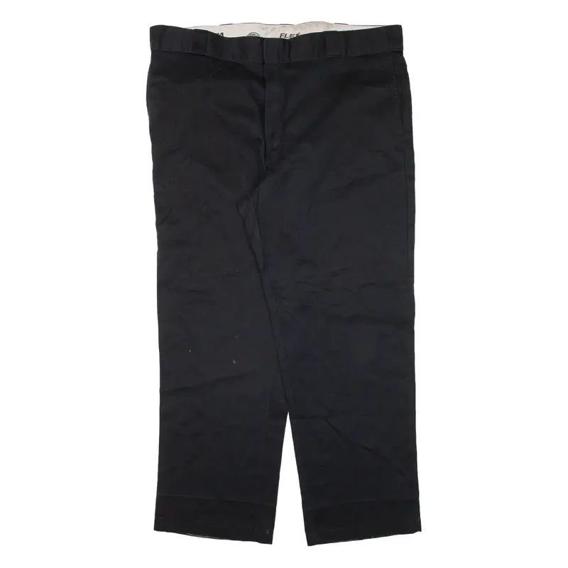 DICKIES 874 Workwear Mens Trousers Black Regular Straight W40 L28