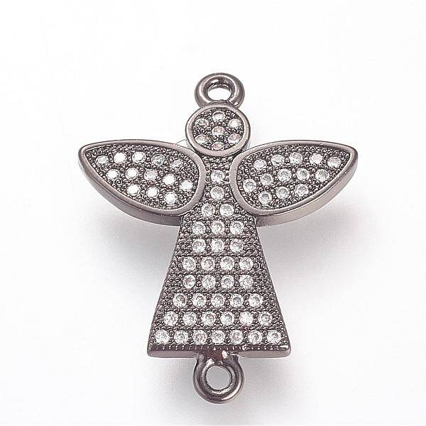 Long-Lasting Plated Brass Micro Pave Cubic Zirconia Links