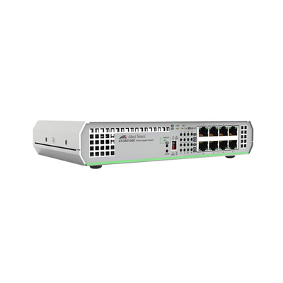 AT-GS910/8E Allied Telesis GS910 8 x Ports 1000Base-T Layer 2 Unmanaged Rack-mountable Gigabit Ethernet Network Switch