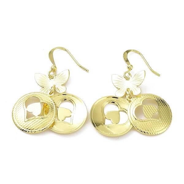 Rack Plating Brass Dnagle Earrings
