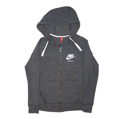 NIKE Hoodie Grey Pullover Mens S