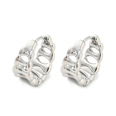 Brass Hoop Earrings
