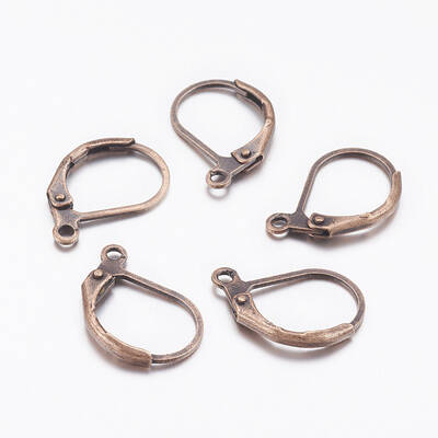 Brass Leverback Earring Findings