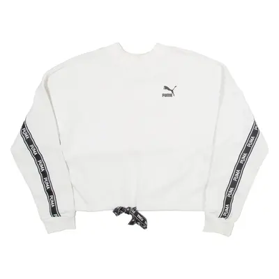 PUMA Womens Sweatshirt White M