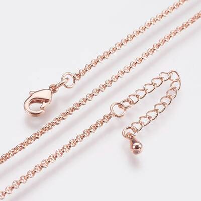 Long-Lasting Plated Brass Cable Chain Necklaces