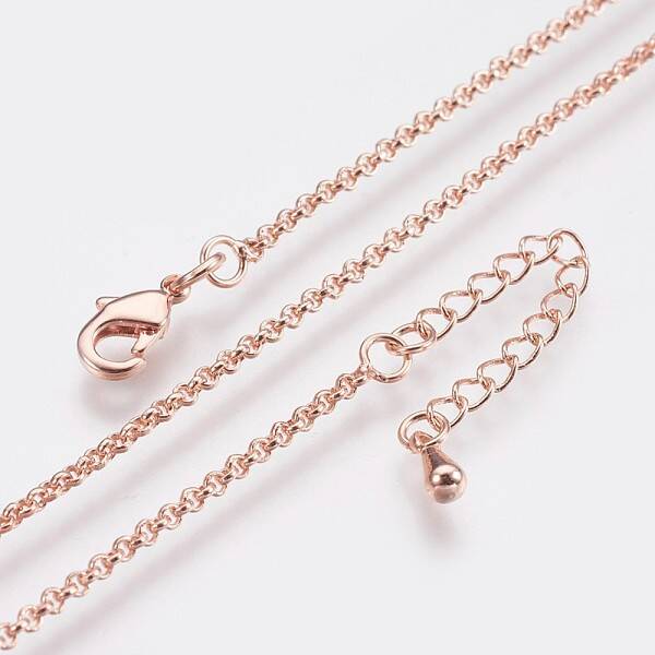 Long-Lasting Plated Brass Cable Chain Necklaces