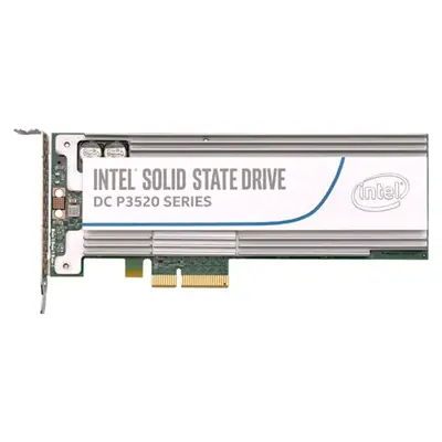 Intel SSDPEDMX012T701 | DC P3520 1.2TB Multi-Level Cell PCI Express 3.0 x4 NVMe HHHL Add in Card Solid State Drive