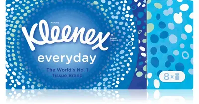 Kleenex Everyday paper handkerchiefs 8x9 pieces