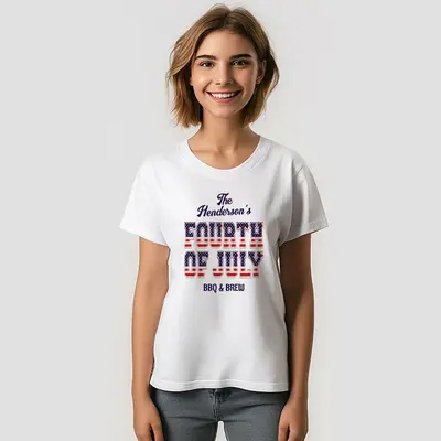 Family Reunion Fourth of July Custom T-Shirt