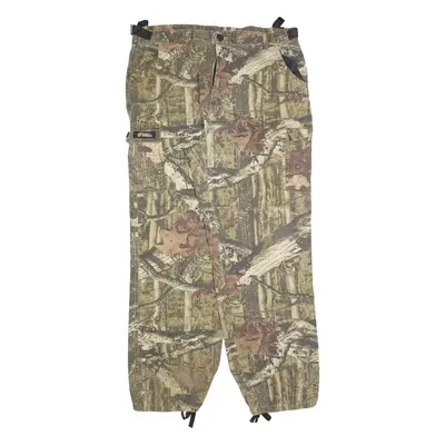SCENT SHIELD Cargo Camo Mens Trousers Green Regular Straight W40 L32