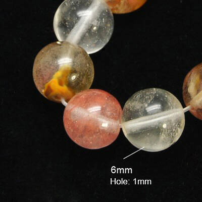 Tigerskin Glass Beads Strands