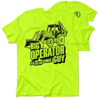 Blue Collar George Big Operator - Safety T-Shirt