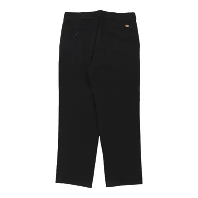 Benetton Trousers - 32W 28L Navy Cotton