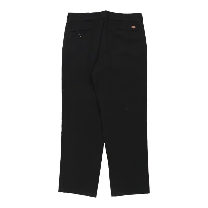 Benetton Trousers - 32W 28L Navy Cotton