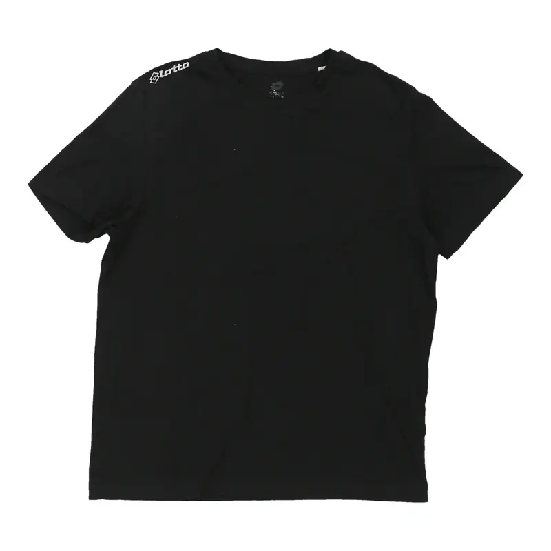 Lotto T-Shirt - Medium Black Cotton