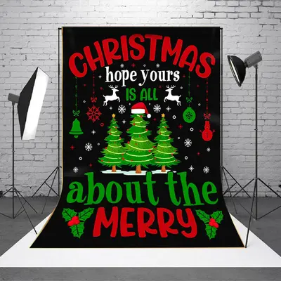 Aperturee Christmas Hope Yours Is All About The Merry Backdrop - Aperturee