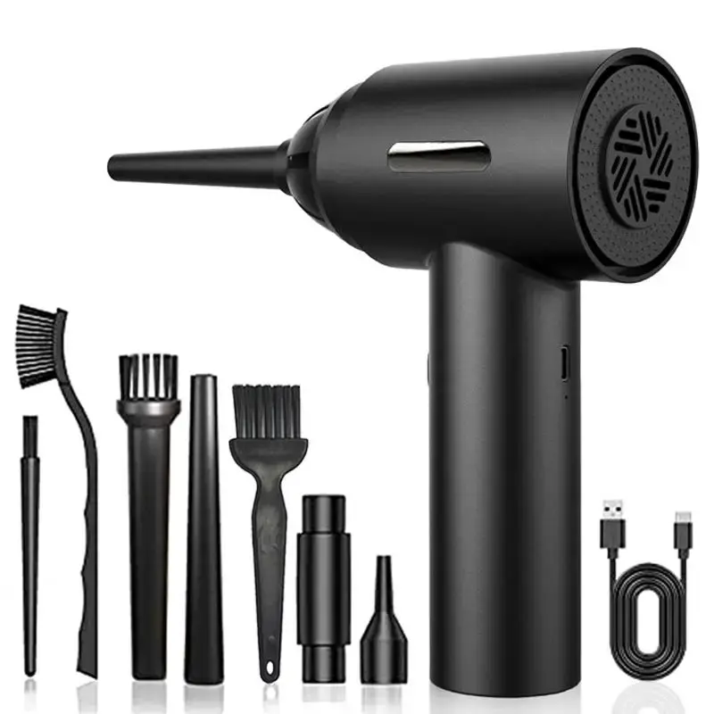 USB Rechargeable Car Dust Blower, Cordless Air Duster, Portable Air Pump, Electric Air Blower Machine, Mini Cleaner Tool, Cor...