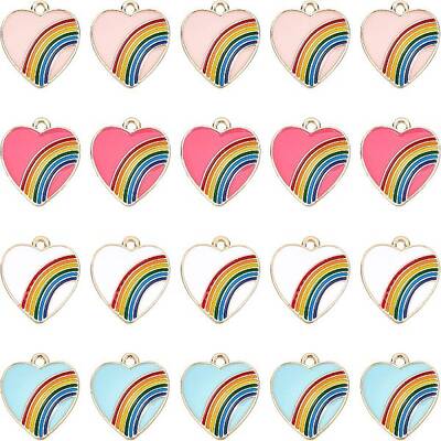 32G 4 Colors Light Gold Plated Alloy Pendants
