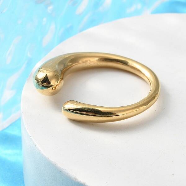 Ion Plating(IP) 304 Stainless Steel Cuff Rings