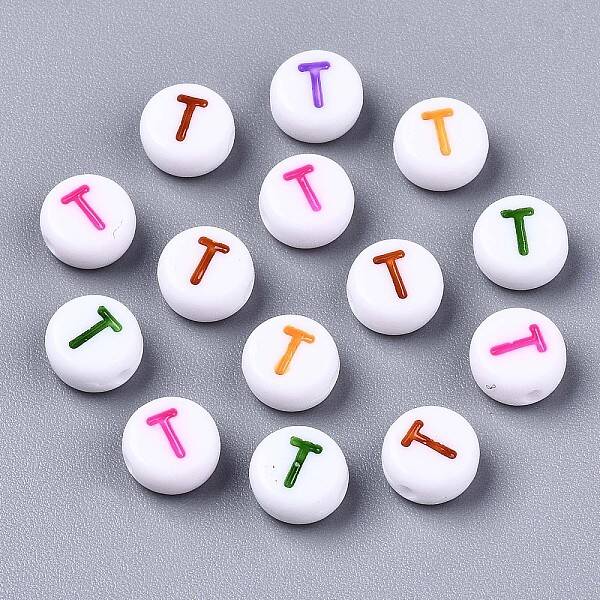 Opaque White Acrylic Beads