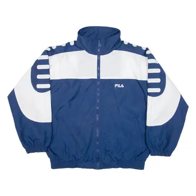 FILA Mens Track Jacket Blue L