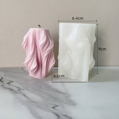 Irregular Wave Silicone Candle Molds