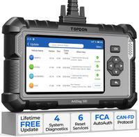 TOPDON AD500 OBD2 Scanner Automotive Diagnostic Scan Tool Oil/SAS/Throttle Reset Engine/ABS/SRS/Transmission, AutoVIN, Car Ch...