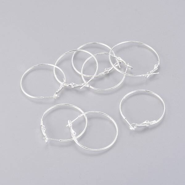 Brass Hoop Earrings