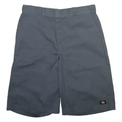 DICKIES Mens Workwear Shorts Grey Relaxed XL W38