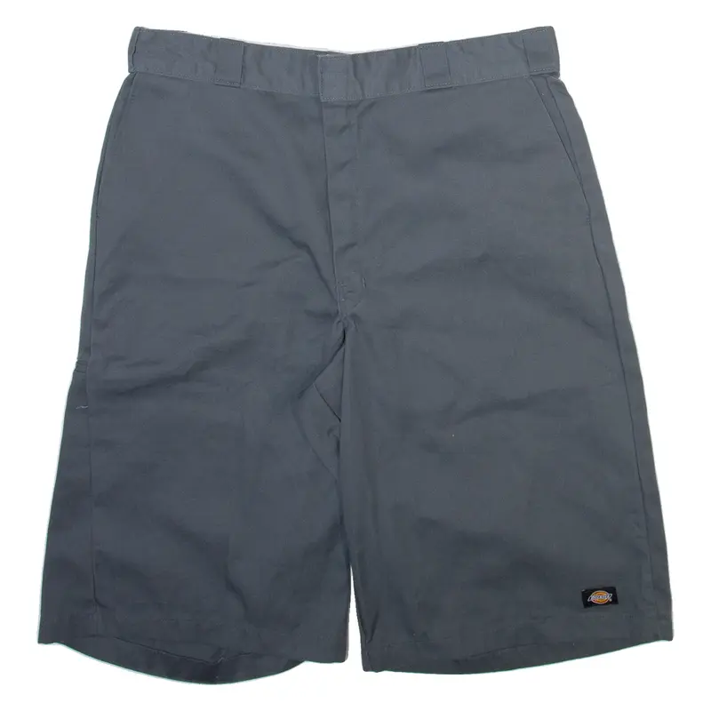 DICKIES Mens Workwear Shorts Grey Relaxed XL W38