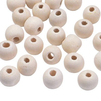 Natural Unfinished Wood Beads