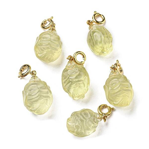Natural Citrine Pendant Decorations