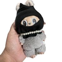 Labubu Black Ski Mask, Cute Design for Skiing Fun