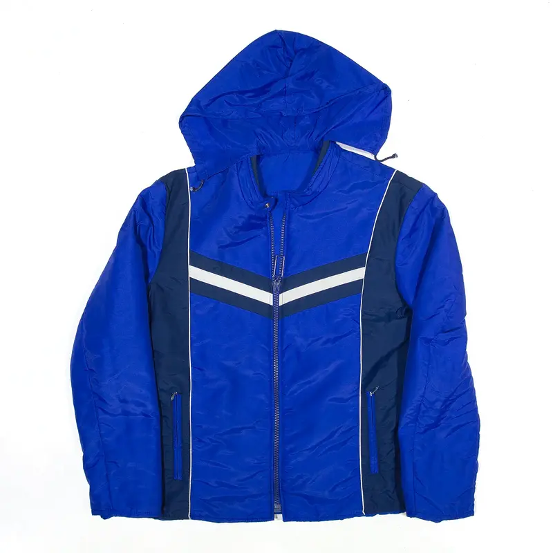 Insulated Jacket Blue Colourblock Womens M