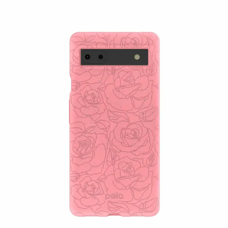Bubblegum Pink Rosettes Google Pixel 6a Case