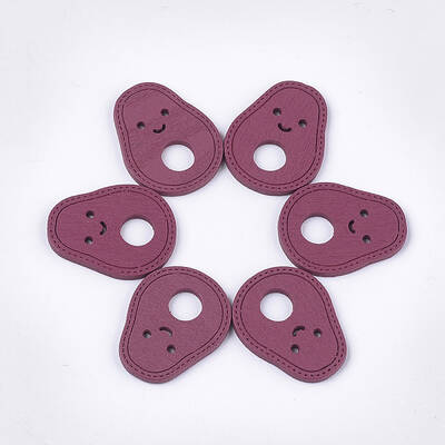Painted Poplar Wood Pendants