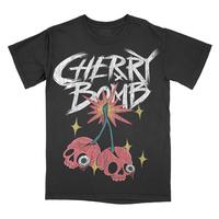 Cherry Bomb Skulls Comfort Colors Unisex T-shirt, Gothic, Alternative Fashion, Alt, Booktok, Smut, Dark Romance, Book lovers,...