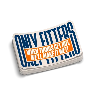 Only Fitters - Hard Hat Decal