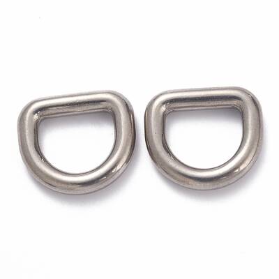 Non-Tarnish 304 Stainless Steel D Rings