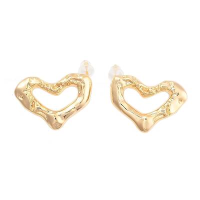 2Pcs Brass Stud Errings